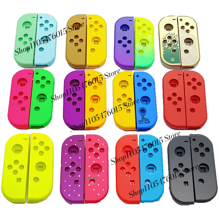 Nintendo Switch Case - เคสเปลือกหุ้มสำหรับจอยคอน Nintendo Switch, เคสเปลี่ยนทดแทนสำหรับคอนโทรลเลอร์ซ้ายขวา NS