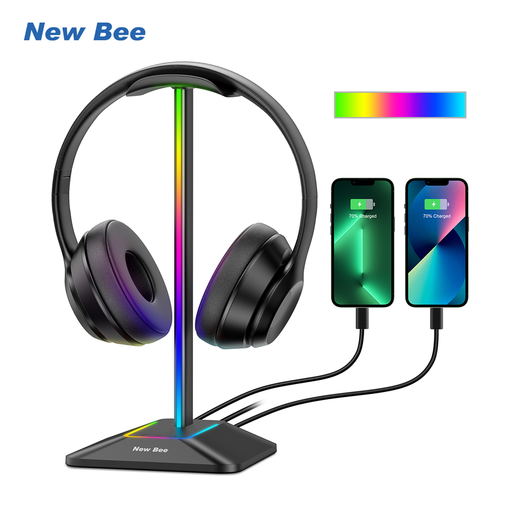 Gaming Console Desk - ใหม่ Bee Z8 RGB หูฟัง Stand