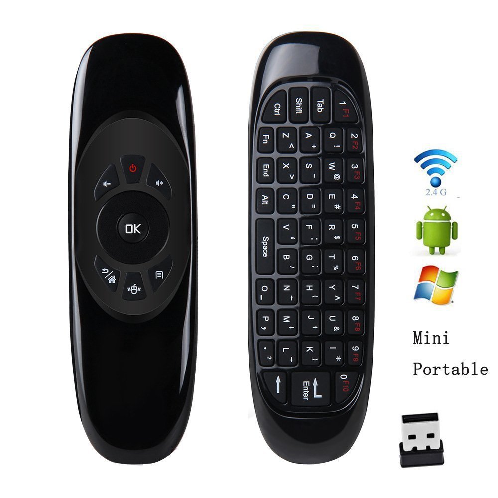 Gaming Console For Smart Tv - คีย์บอร์ดไร้สาย C120 Fly Air Mouse พร้อมไฟแบ็คไลท์