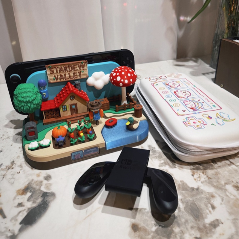 Gaming Console In - แท่นชาร์จตกแต่งธีม Stardew Valley สำหรับวางเครื่องเล่นเกม Nintendo Switch