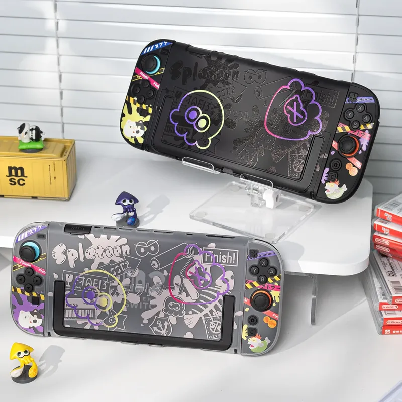 Gaming Console In - เคสป้องกันอะนิเมะสวิตช์สำหรับนินเทนโดสวิตช์ 2/โอเลด สปลิตคอนโทรลเลอร์เคสแข็ง ฝาครอบแท่นวางจอยคอนอุปกรณ์เสริมคอนโซลเกม