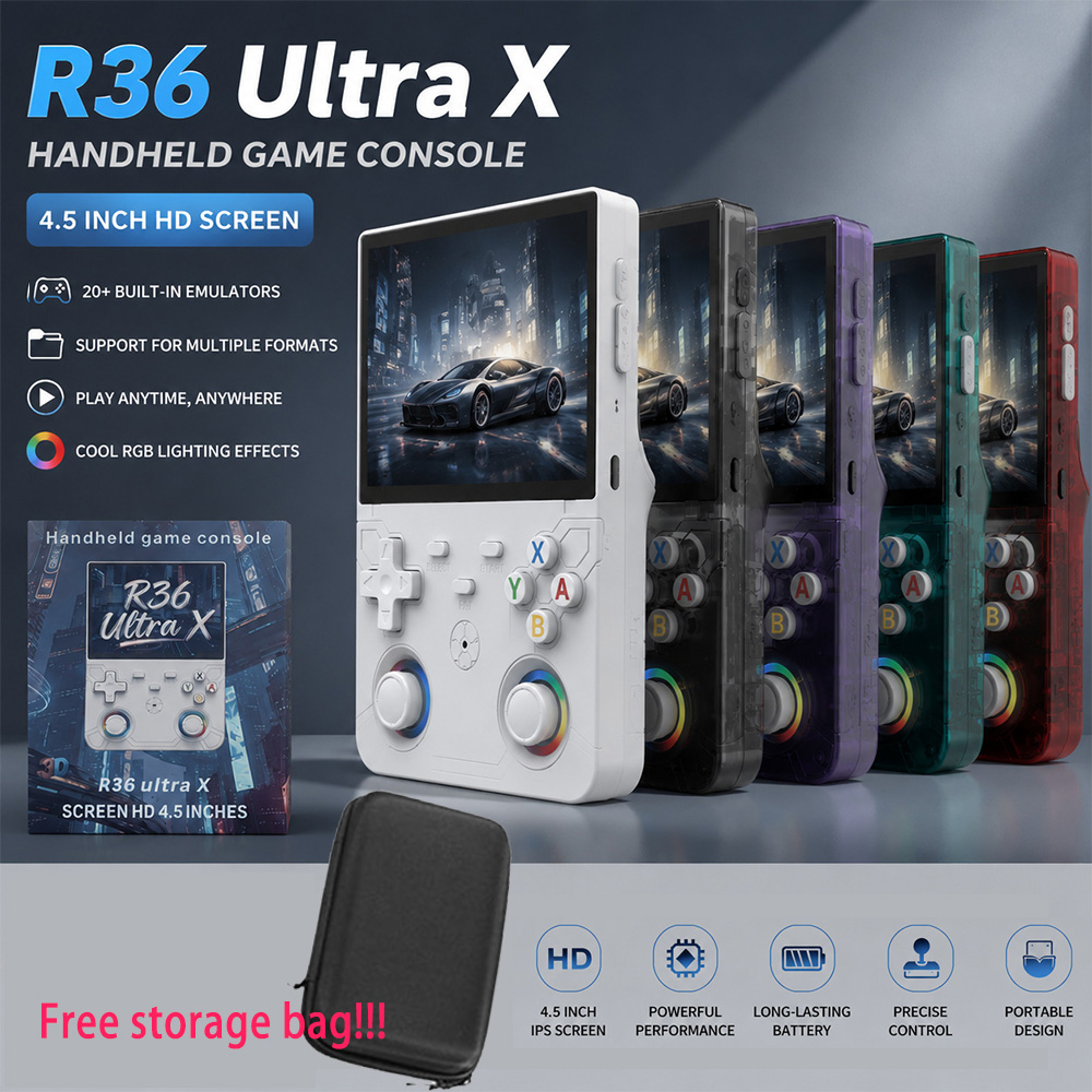 Gaming Console R36 Ultra - เครื่องเล่นเกมพกพา New R36 Ultra X Retro