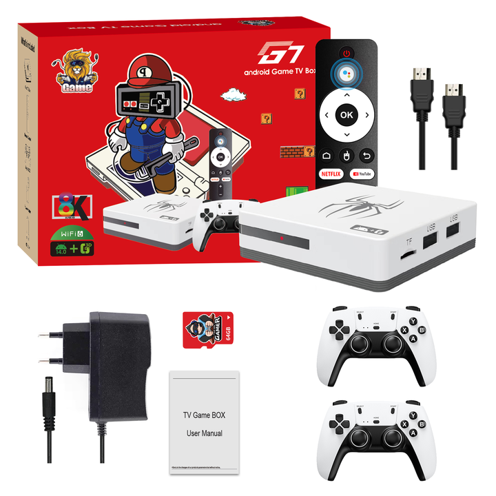 Gaming Console Video Game - คุณภาพสูงแบบพกพา G7 เกมคอนโซลหน้าจอขนาดใหญ่เครื่องเล่นวิดีโอเกมทีวี