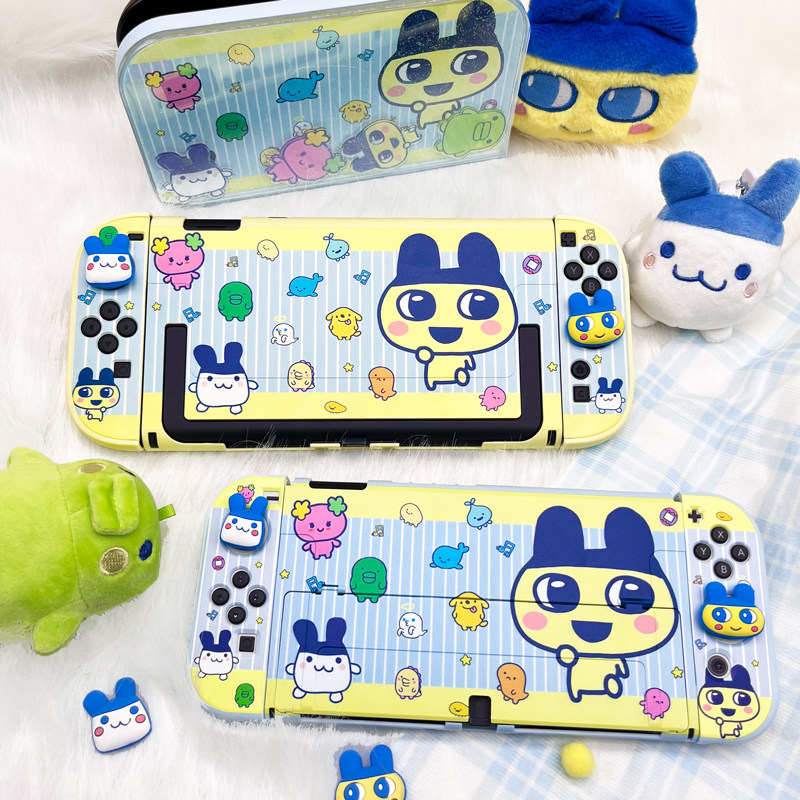 Nintendo Switch Case - เคสการ์ตูนน่ารักสำหรับ Nintendo Switch 2 ป้องกันการกระแทก พร้อมฝาครอบจอยสติ๊กแบบนิ่มสำหรับ