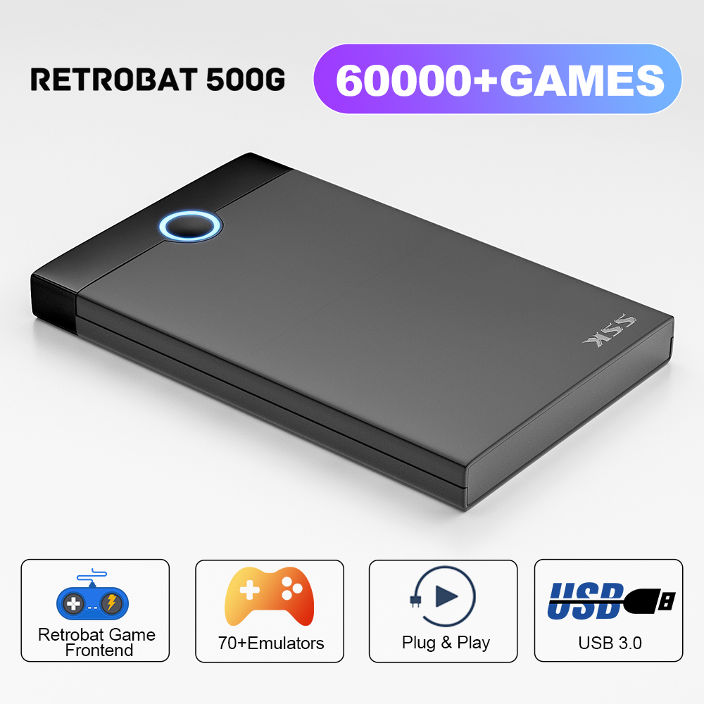 Gaming Console Video Game - KINHANK Super Console X Retrobat เกมฮาร์ดดิสก์