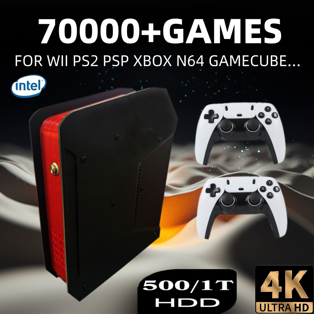 X4 Retro คอนโซลวิดีโอเกม 1T Du - Gaming Console Video Game บทวิจารณ์และราคา