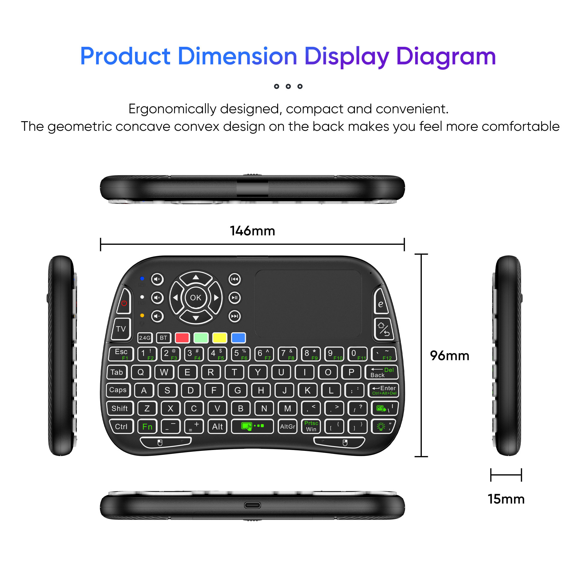 ใหม่ M9 BT และ 2.4G Mini คีย์บ - Gaming Console For Smart Tv บทวิจารณ์และราคา