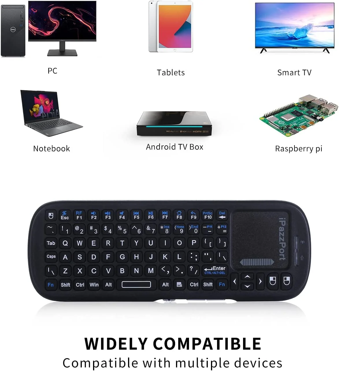 ไอพัซพอร์ต 2.4G มินิคีย์บอร์ดไ - Gaming Console For Smart Tv บทวิจารณ์และราคา
