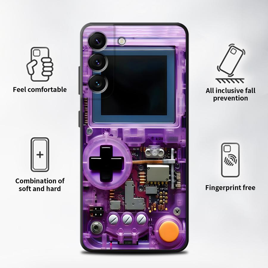 เคสโทรศัพท์มือถือลายเกมส์สีม่ว - Gaming Console In บทวิจารณ์และราคา