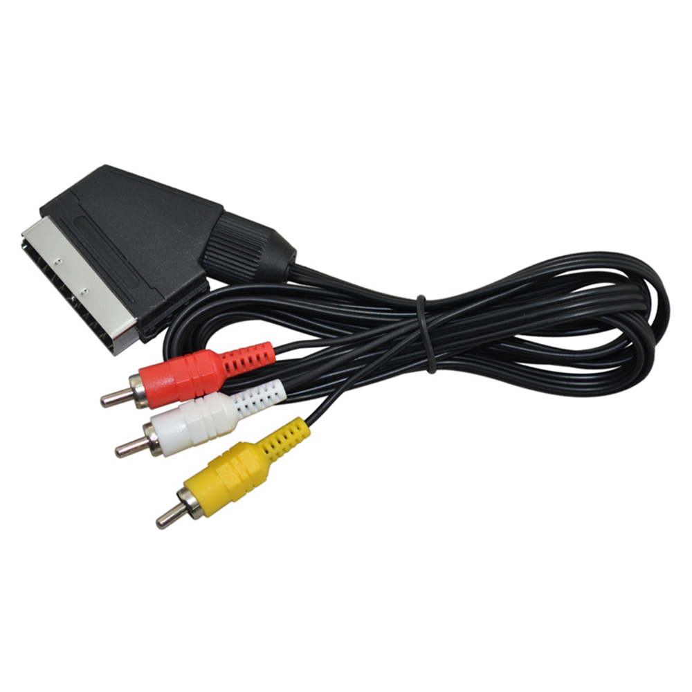 สายเคเบิล SCART ไปยัง3 RCA ทีว - Gaming Console Video Game บทวิจารณ์และราคา