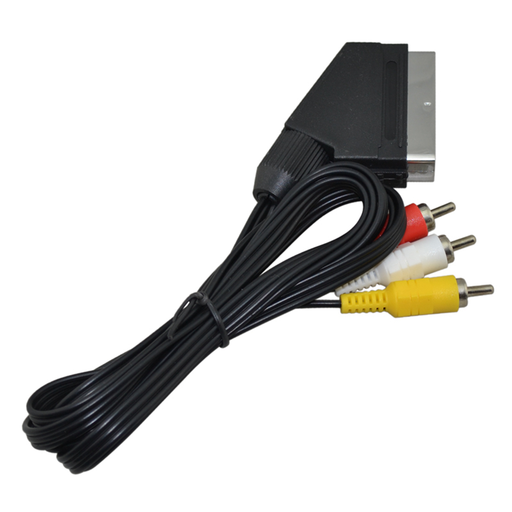 สายเคเบิล SCART ไปยัง3 RCA ทีว - Gaming Console Video Game บทวิจารณ์และราคา