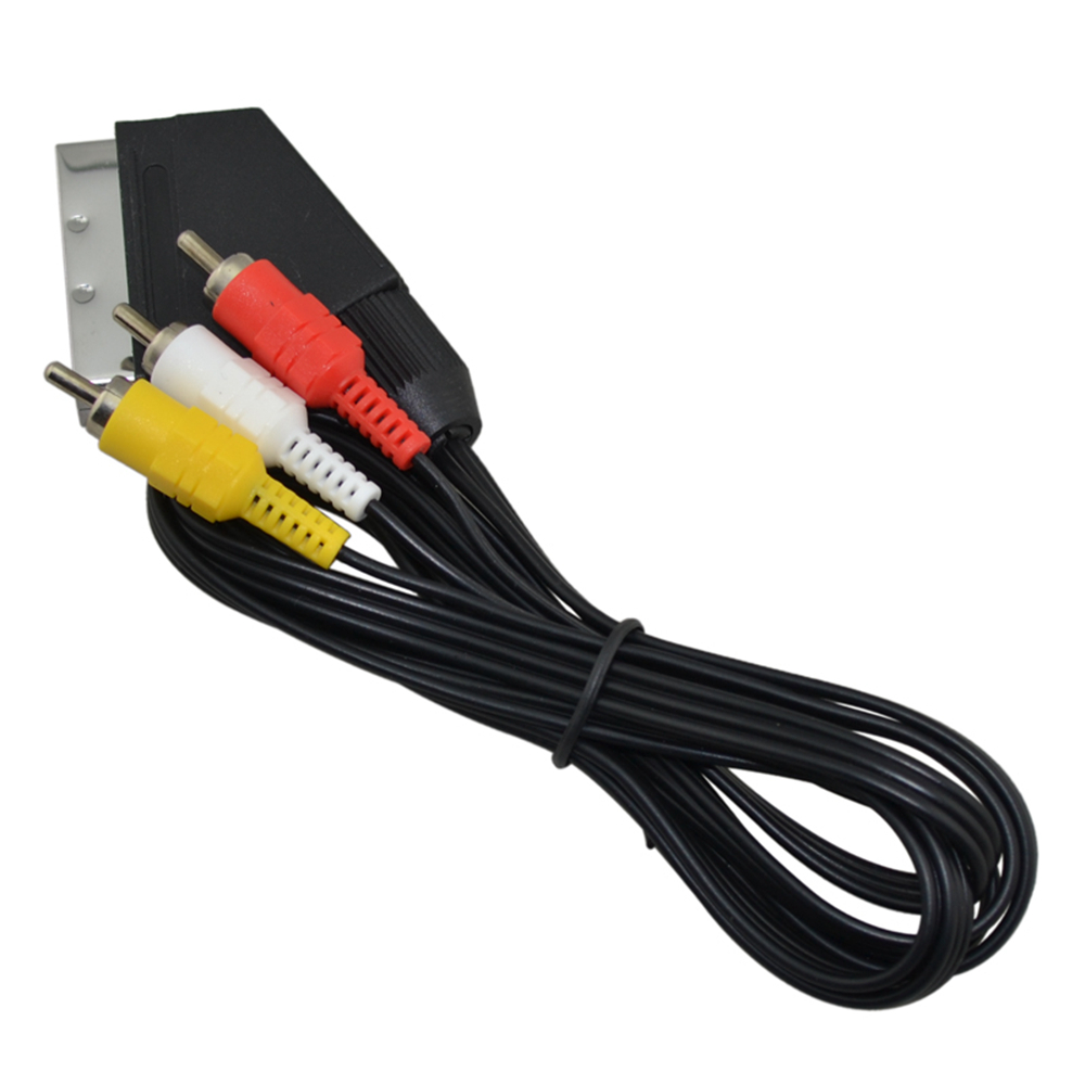 สายเคเบิล SCART ไปยัง3 RCA ทีว - Gaming Console Video Game บทวิจารณ์และราคา