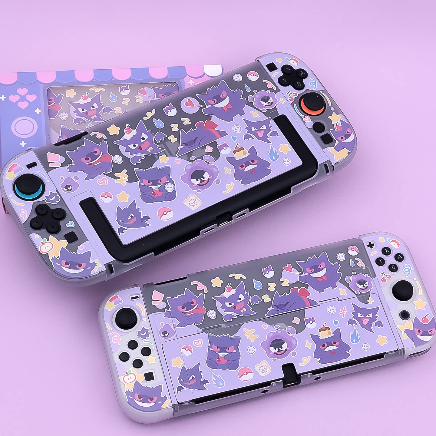 เคสแข็งแบบโปร่งแสงครึ่งหนึ่งสำ - Nintendo Switch Case บทวิจารณ์และราคา