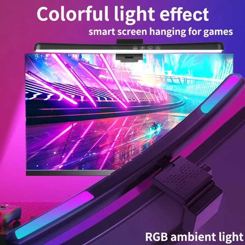 ไฟบาร์สำหรับจอคอมพิวเตอร์ RGB  - Gaming Console Desk บทวิจารณ์และราคา
